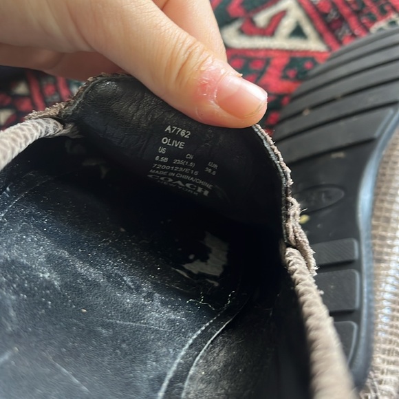 Coach Olive Snakeskin Loafers - Picture 7 of 9
